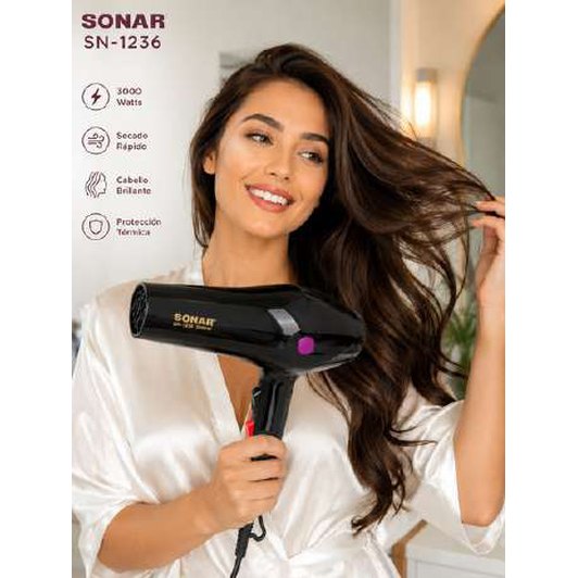Secadora de cabello sonar de 3mil watt