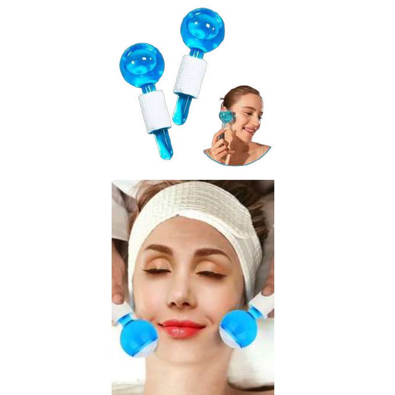Masajeador facial de cristal frio