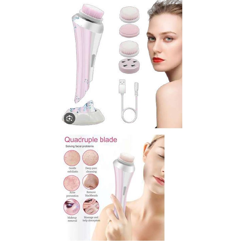 Cepillo de limpieza eléctrico facial