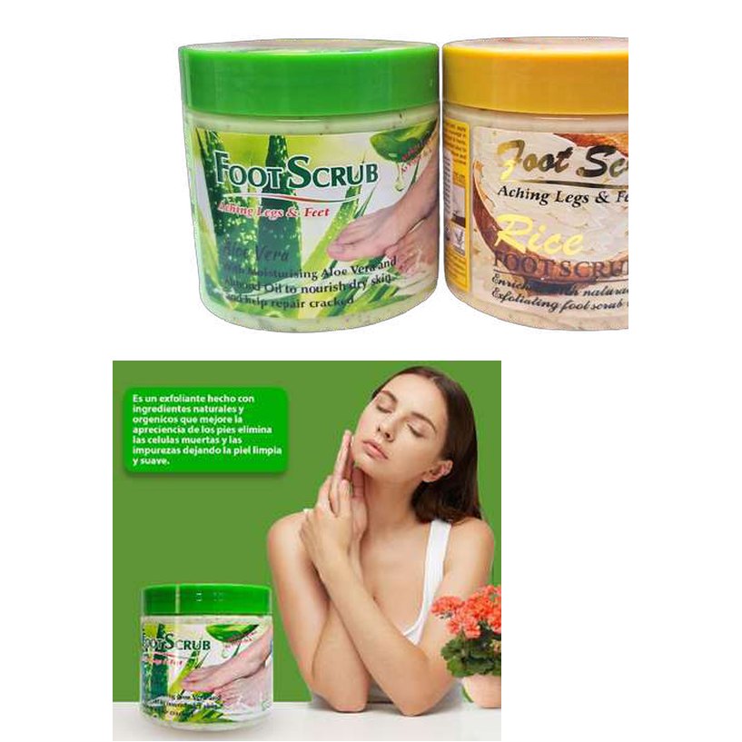 Exfoliante para pies aloe evera