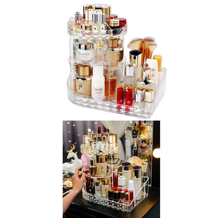 Organizador de cosméticos premium 360 grados