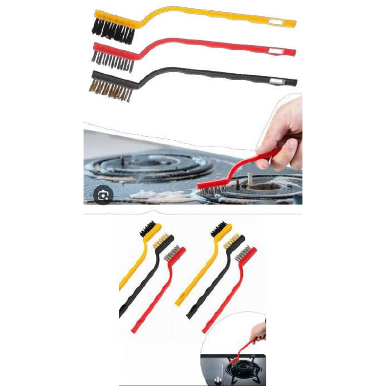 Kit de 3 cepillos para cocina