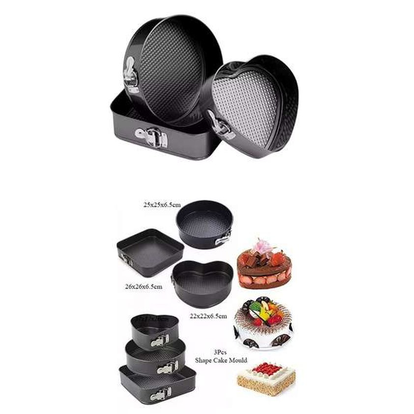 Set de 3 moldes desmontables
