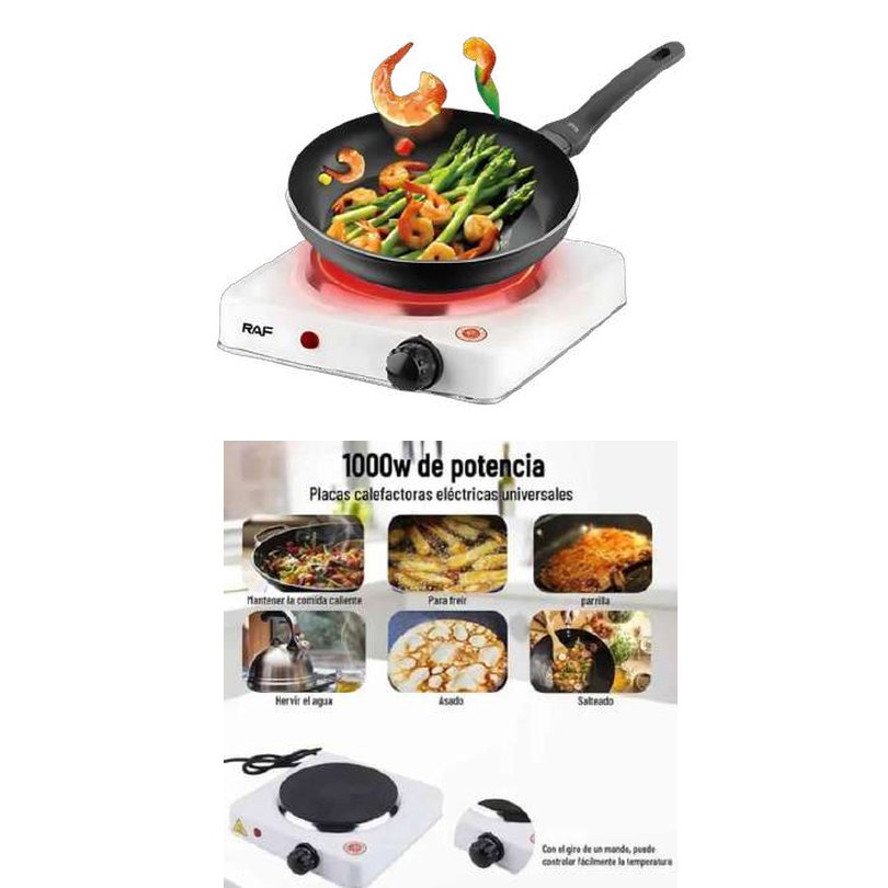 Cocina eléctrica raf de 1 ornilla