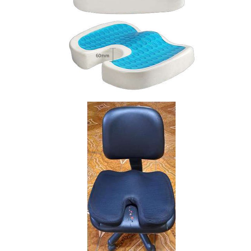 Asiento en gel viscoelástico ortopédico
