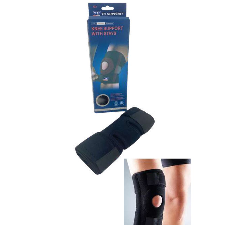 Rodillera doble caja azul