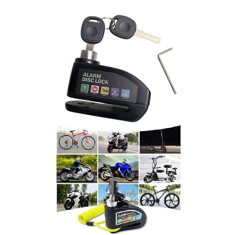 Candado de disco para moto