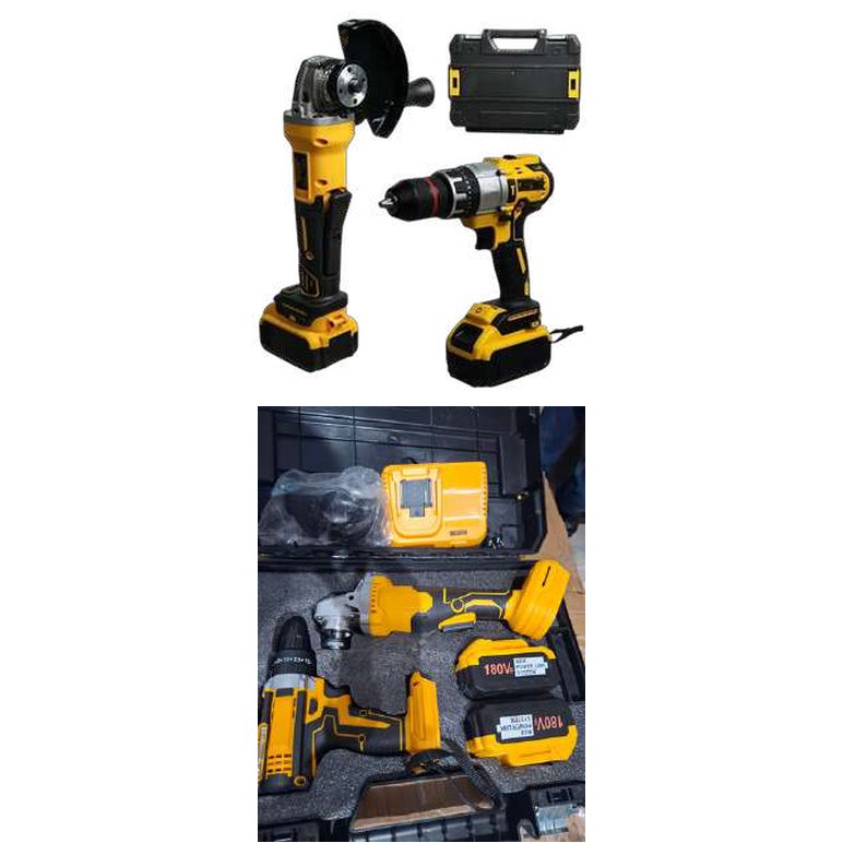 Taladro destornillador + amoladora de 188wsts