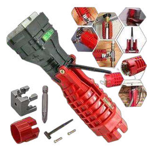 Llave maestra 8 en 1 de gasfiteria r26