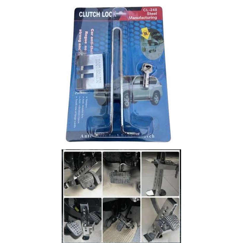 Candado antirrobo pedal carro
