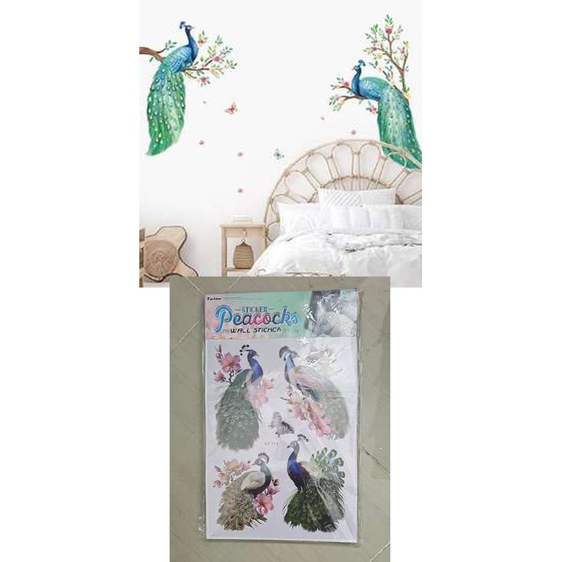 Vinil decorativo pavo real