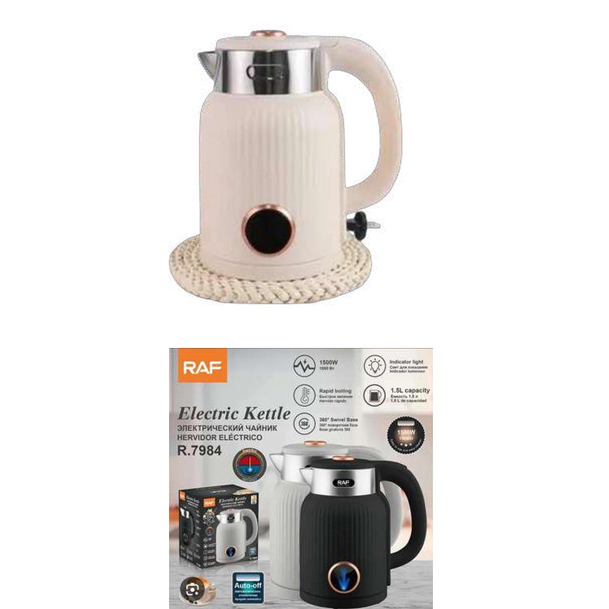 Hervidor raf de 1.5 litros
