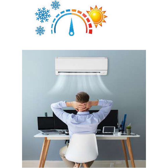 Aire acondicionado grande de aire caliente y frio