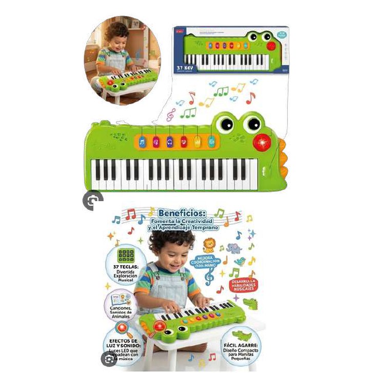 Teclado de 37 keys con diseño de cocodrilo
