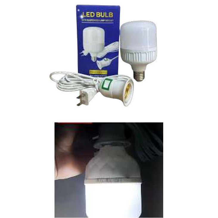 Foco led con cable y soquet