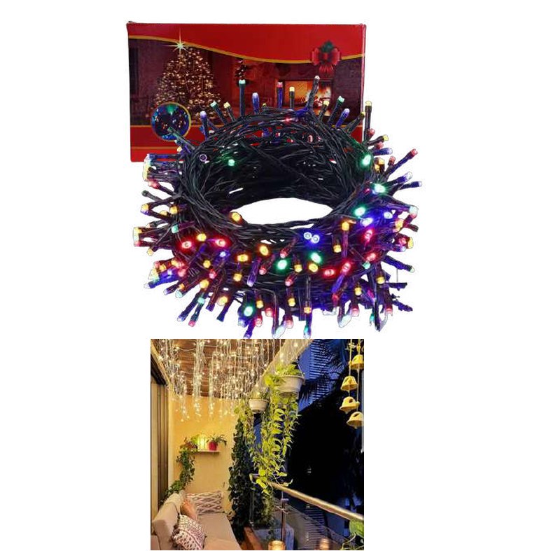 Luces de navidad multicolor 25mt